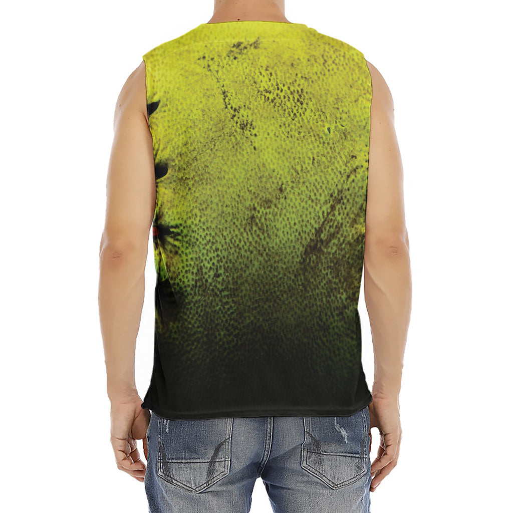 Softball Ball Print Men's Fitness Tank Top