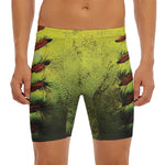 Softball Ball Print Men's Long Boxer Briefs