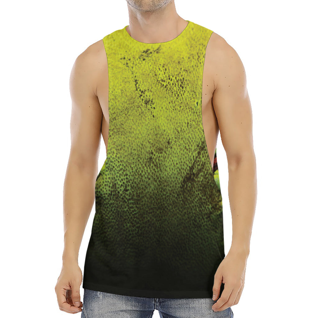 Softball Ball Print Men's Muscle Tank Top