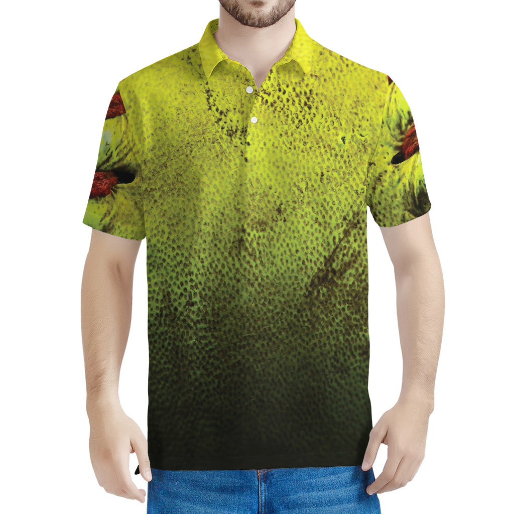 Softball Ball Print Men's Polo Shirt