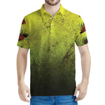 Softball Ball Print Men's Polo Shirt