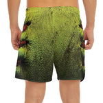 Softball Ball Print Men's Split Running Shorts