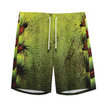 Softball Ball Print Men's Sports Shorts