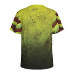 Softball Ball Print Men's Sports T-Shirt