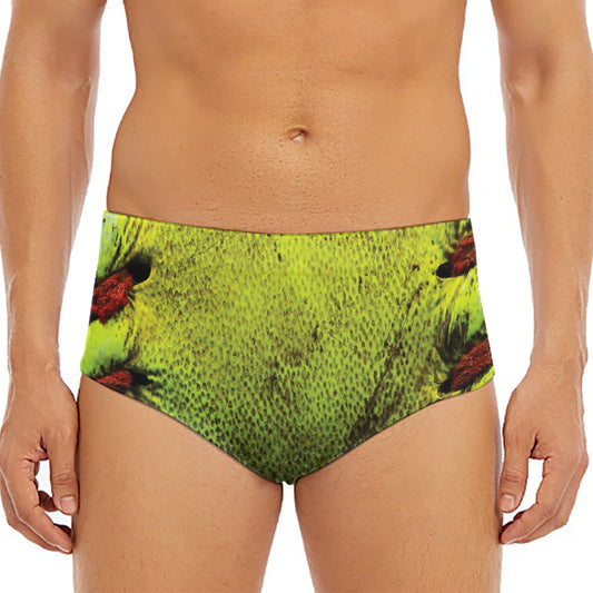 Softball Ball Print Men's Triangle Swim Briefs