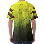 Softball Ball Print Men's Velvet T-Shirt