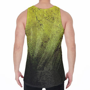 Softball Ball Print Men's Velvet Tank Top