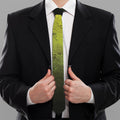 Softball Ball Print Necktie
