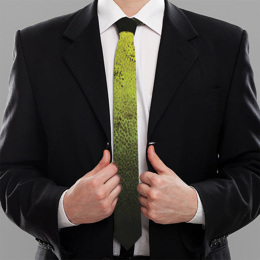 Softball Ball Print Necktie