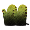 Softball Ball Print Oven Mitts