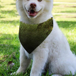 Softball Ball Print Over The Collar Dog Bandana