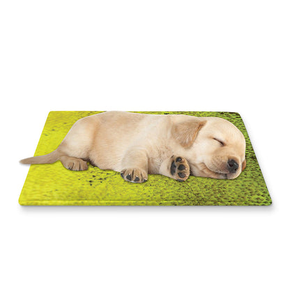 Softball Ball Print Pet Cooling Mat Cover