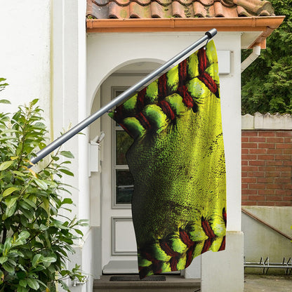 Softball Ball Print Polyester Flag