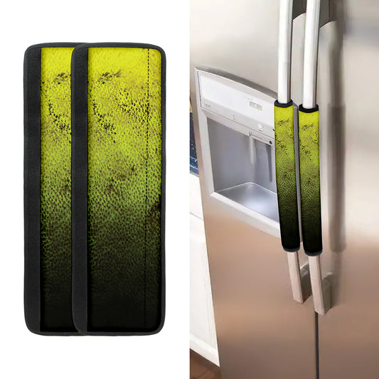 Softball Ball Print Refrigerator Handle Covers
