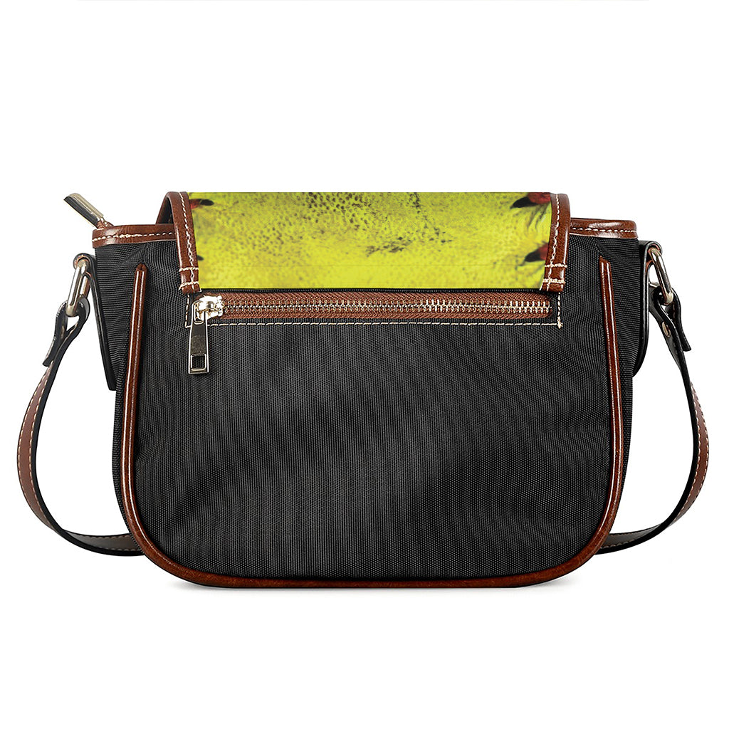 Softball Ball Print Saddle Bag