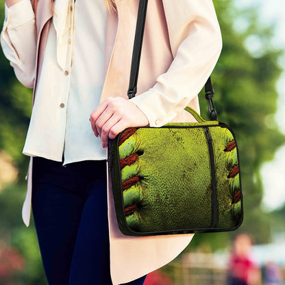 Softball Ball Print Shoulder Strap Bible Bag