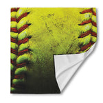 Softball Ball Print Silk Bandana