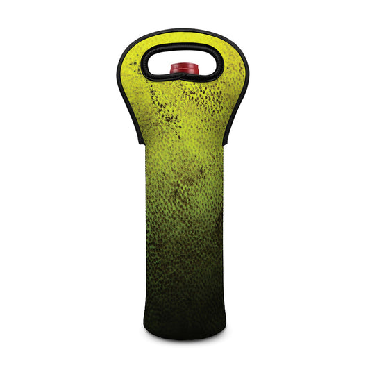 Softball Ball Print Single Neoprene Wine Tote