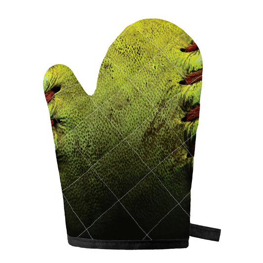 Softball Ball Print Single Oven Mitt
