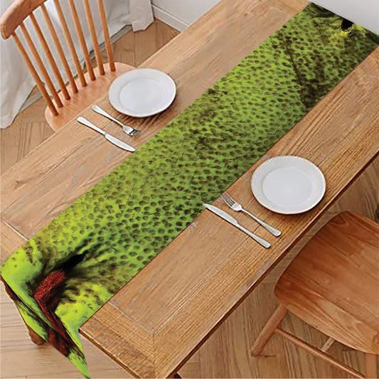 Softball Ball Print Table Runner