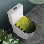 Softball Ball Print Toilet Lid Cover