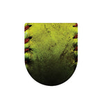 Softball Ball Print Toilet Lid Cover