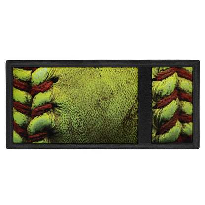 Softball Ball Print Trifold Wallet