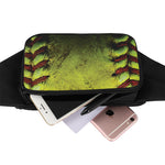 Softball Ball Print Waist Bag