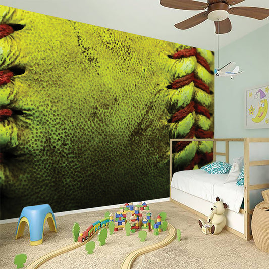 Softball Ball Print Wall Sticker
