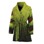 Softball Ball Print Women's Bathrobe