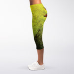 Softball Ball Print Women's Capri Leggings