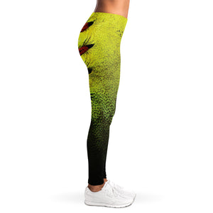 Softball Ball Print Women's Leggings