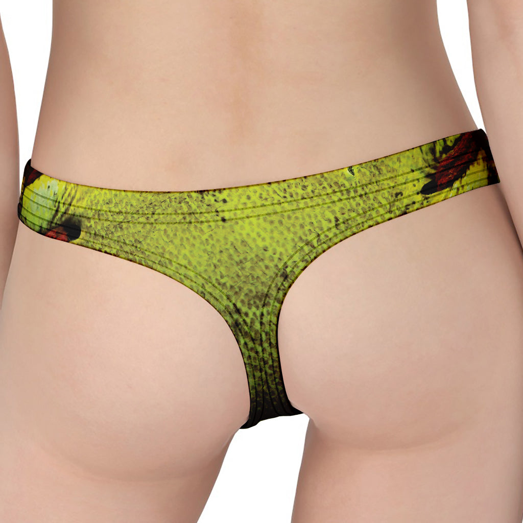 Softball Ball Print Women's Thong