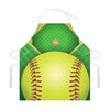 Softball Field And Ball Print Adjustable Apron