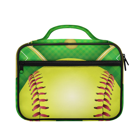 Softball Field And Ball Print Briefcase Bible Bag