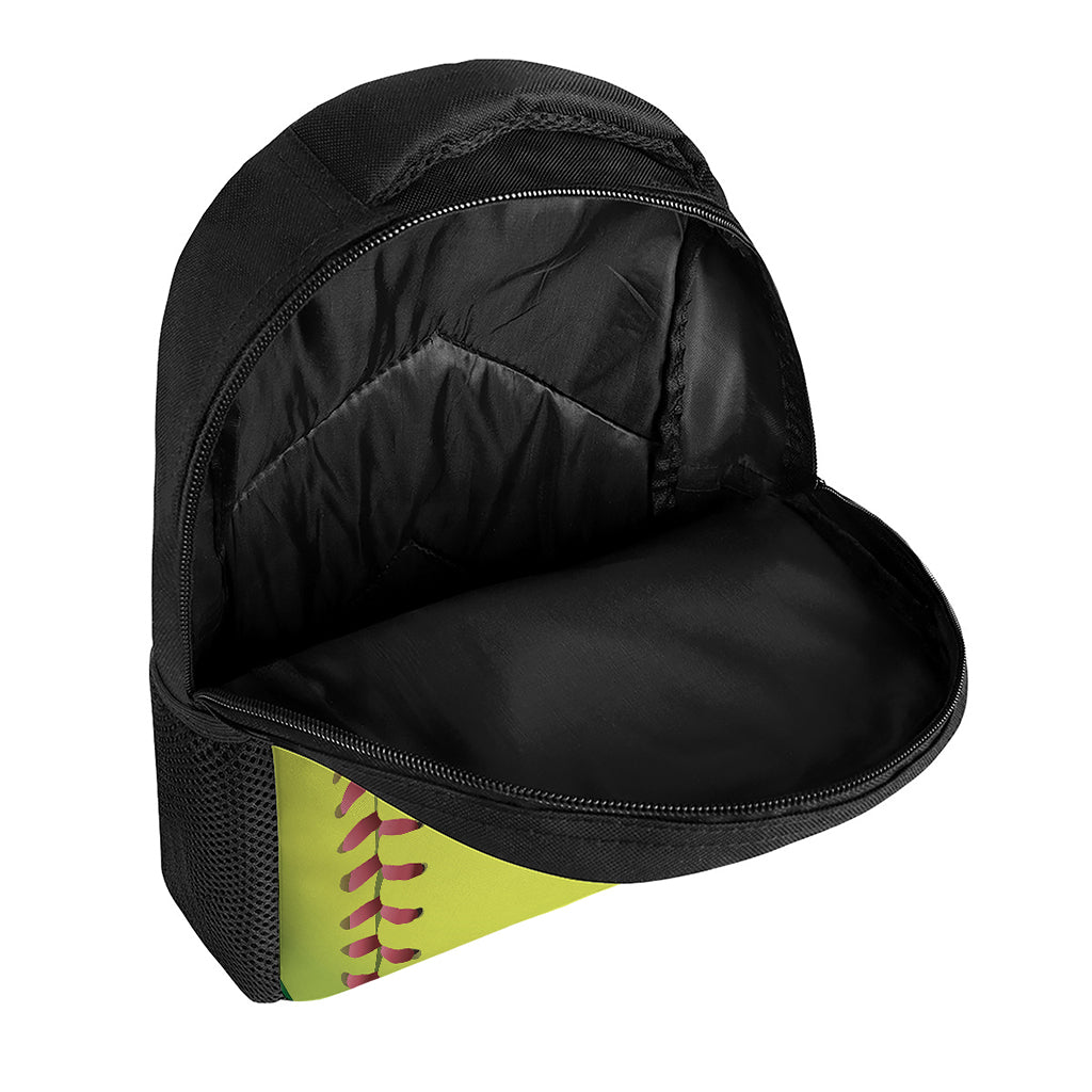 Softball Field And Ball Print Casual Backpack