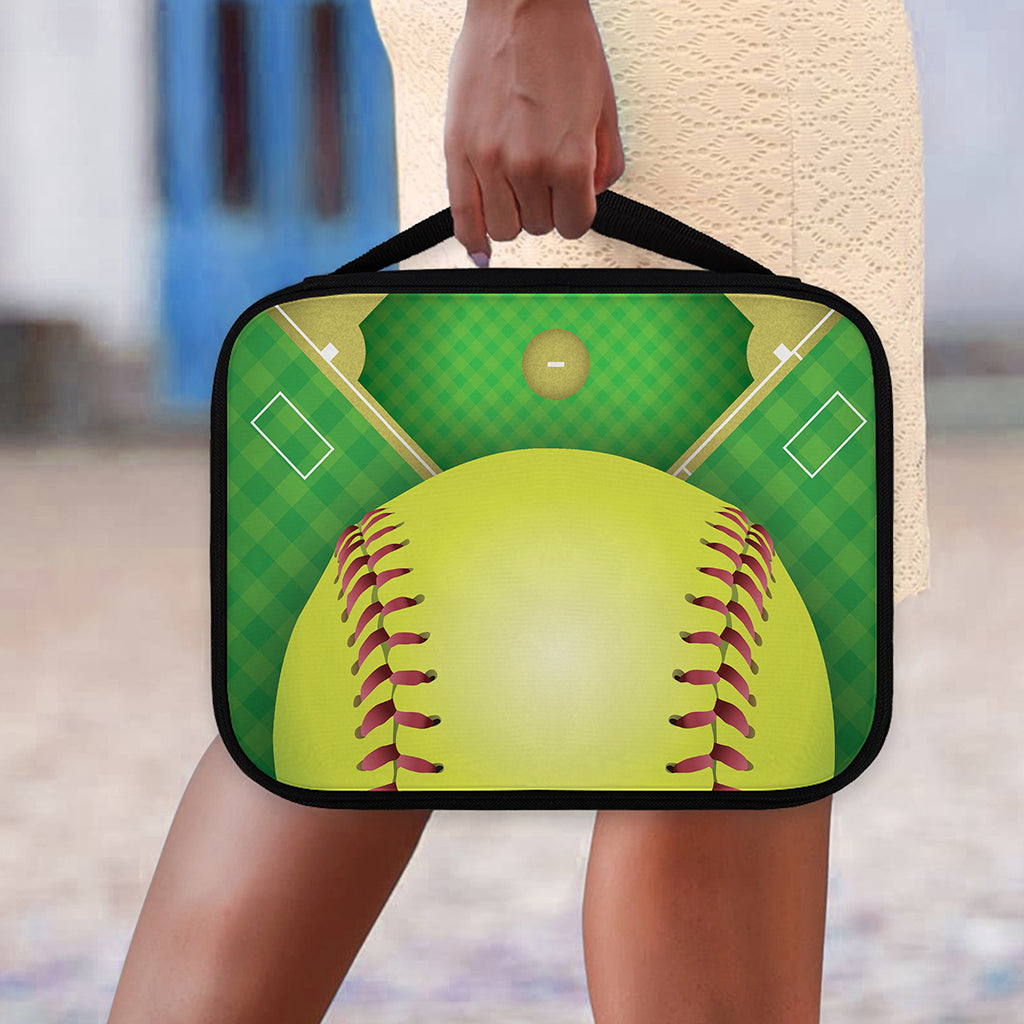 Softball Field And Ball Print Classic Bible Case