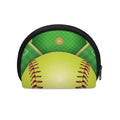 Softball Field And Ball Print Coin Purse