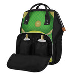 Softball Field And Ball Print Diaper Bag