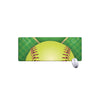 Softball Field And Ball Print Extended Mouse Pad