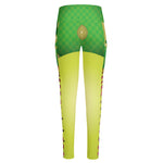 Softball Field And Ball Print High-Waisted Pocket Leggings