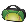 Softball Field And Ball Print Portable Cooler Travel Case
