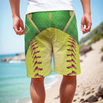 Softball Field And Ball Print Men's Cargo Shorts