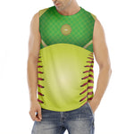 Softball Field And Ball Print Men's Fitness Tank Top