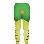 Softball Field And Ball Print Men's leggings