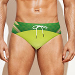 Softball Field And Ball Print Men's Swim Briefs