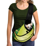 Softball Field And Ball Print Pet Sling Carrier