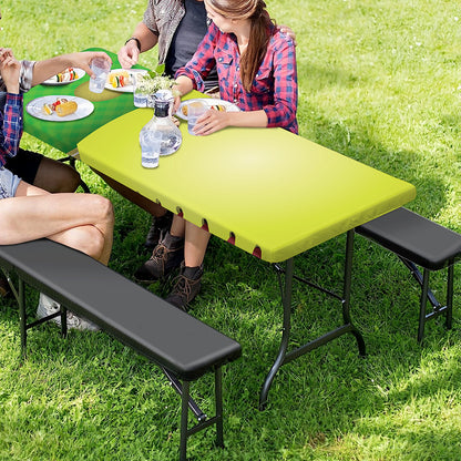 Softball Field And Ball Print Picnic Table Cover