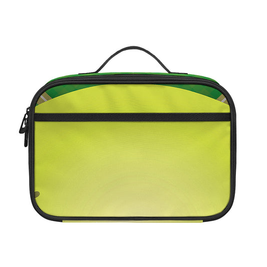 Softball Field And Ball Print Portable Lunch Bag