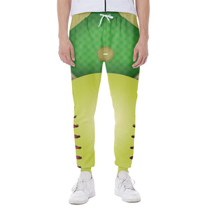 Softball Field And Ball Print Scuba Joggers